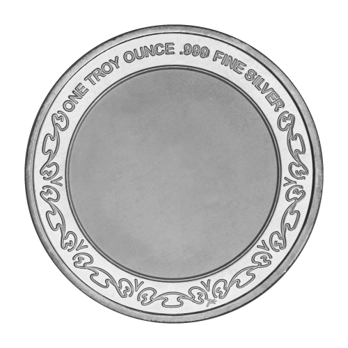 Ronde 1 once d'argent coloré Bienvenu au bébé : Jouet | Monnaie de SilverTowne