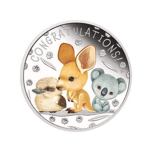 1/2 oz 2023 Australian Baby Animals Newborn Silver Coin | Perth Mint