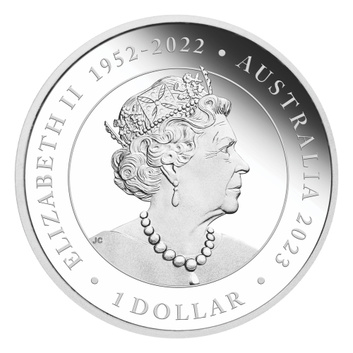 Pièce 1 once d'argent épreuve numismatique Mariage 2023 | Monnaie de Perth