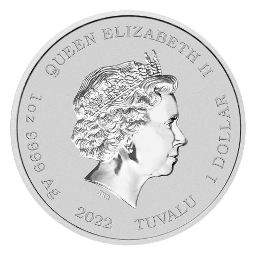 Pièce 1 once d'argent James Bond : Blason du 60ème anniversaire 2022 | Monnaie de Perth