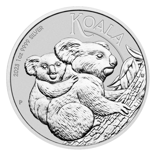 Pièce 1 once d'argent Koala australien 2023 | Monnaie de Perth