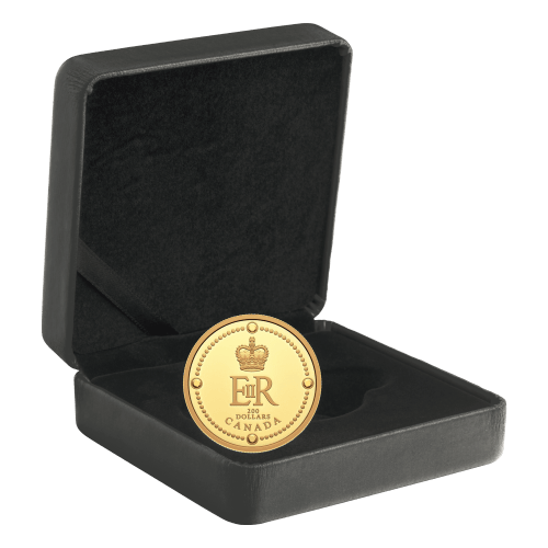 1 oz 2022 Queen Elizabeth II: Queen Elizabeth II's Royal Cypher Gold Coin | Royal Canadian Mint