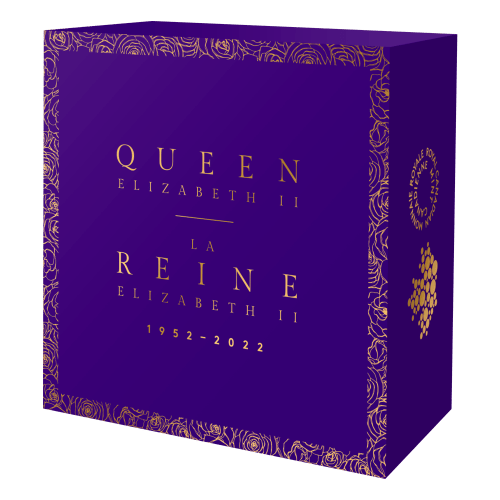 1 oz 2022 Queen Elizabeth II: Queen Elizabeth II's Royal Cypher Platinum Coin | Royal Canadian Mint