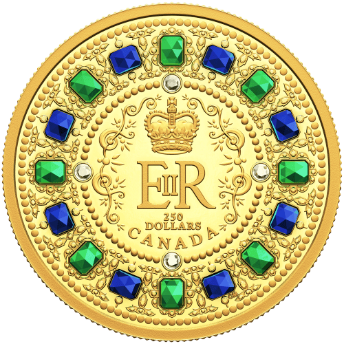 2022 Queen Elizabeth II: The Imperial State Crown Precious Gemstones Gold Coin | Royal Canadian Mint