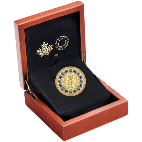 2022 Queen Elizabeth II: The Imperial State Crown Precious Gemstones Gold Coin | Royal Canadian Mint