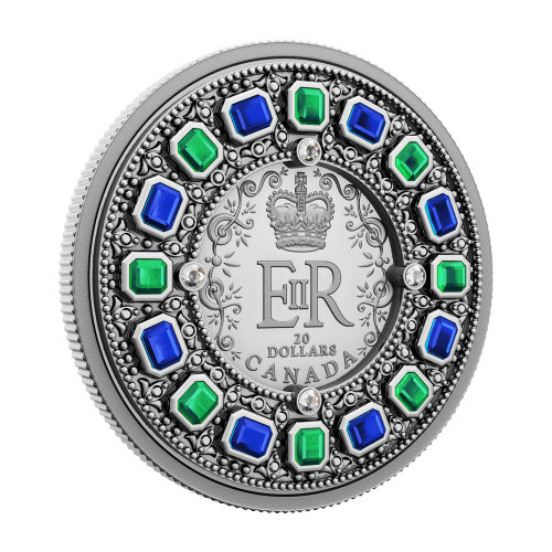 1 oz 2022 Queen Elizabeth II: The Imperial State Crown Silver Coin | Royal Canadian Mint