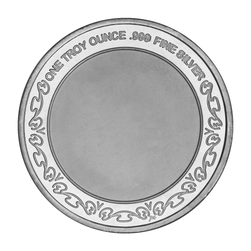 1 oz Religious Cross Colourized Silver Round | Silvertowne Mint