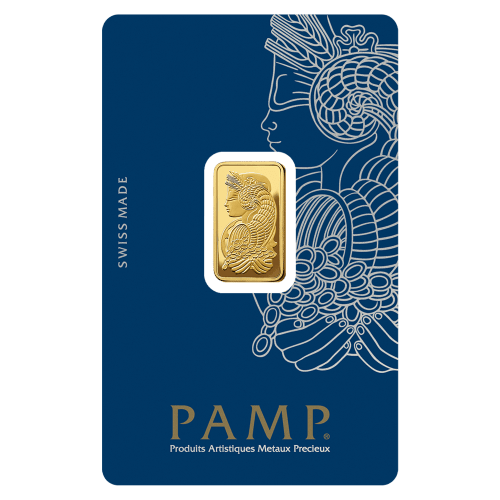 5 gram Fortuna Veriscan Gold Bar | PAMP Suisse