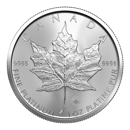 1 oz 2023 Canadian Maple Leaf Platinum Coin | Royal Canadian Mint