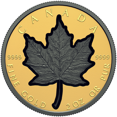 Pièce 2 once d'or Feuille d'érable super incuse 2023 | Monnaie royale canadienne