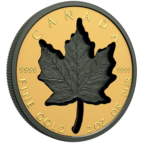 Pièce 2 once d'or Feuille d'érable super incuse 2023 | Monnaie royale canadienne