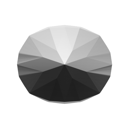 Pièce en argent en forme de diamant : Diamant oval Forevermark Black Label 2023 | Monnaie royale canadienne