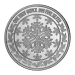 Ronde 1 once d'argent coloré Vœux de fin d'année : Cardinal rouge | Monnaie de SilverTowne