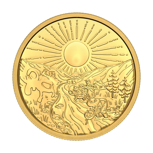 1 oz 2021 125th Anniversary of the Klondike Gold Rush Gold Coin | Royal Canadian Mint