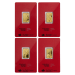 Ensemble de 12 lingots 5 grammes en or Série Calendrier lunaire | PAMP Suisse