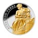 1 oz 2022 Saint Helena The Queen's Virtues: Constancy Gilded Proof Silver Coin | East India Company