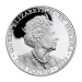 1 oz 2022 Saint Helena The Queen's Virtues: Courage Gilded Proof Silver Coin | East India Company