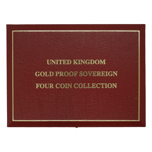 Set of 4 x Random Year Great Britain Sovereign Proof Gold Coins | The Royal Mint