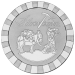 5 oz Prospector Stackable Silver Round | Silvertowne Mint