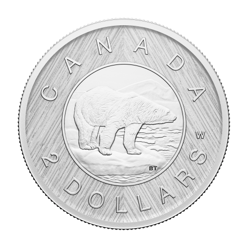 1 oz 2023 Tribute: Polar Bear W Mint Mark Silver Coin | Royal Canadian Mint