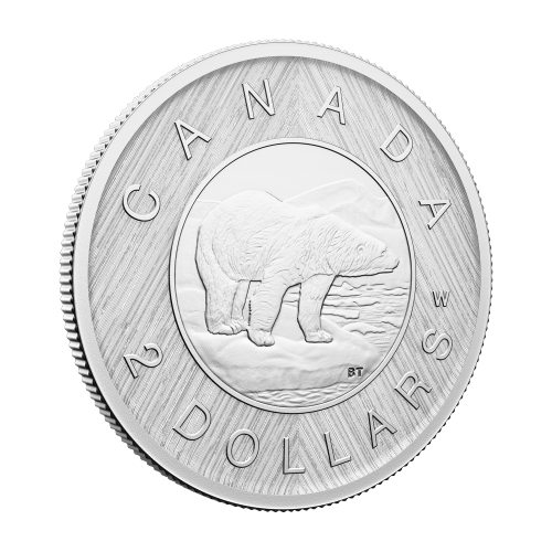 1 oz 2023 Tribute: Polar Bear W Mint Mark Silver Coin | Royal Canadian Mint