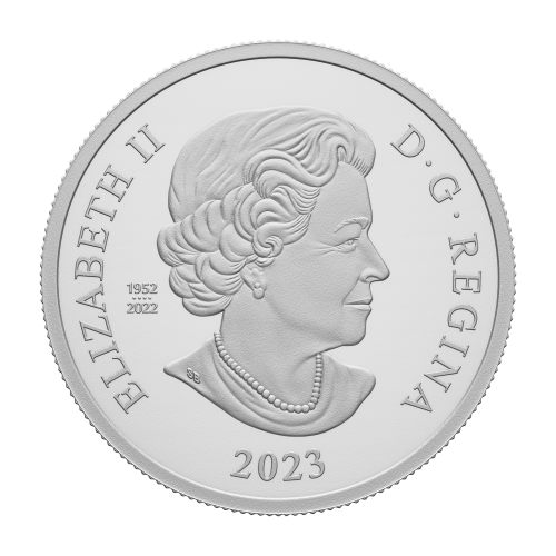Pièce 1 once d'argent épreuve numismatique mat La couronne de saint Édouard 2023 | Monnaie royale canadienne