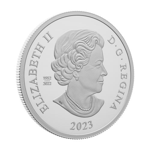 Pièce 1 once d'argent épreuve numismatique mat La couronne de saint Édouard 2023 | Monnaie royale canadienne