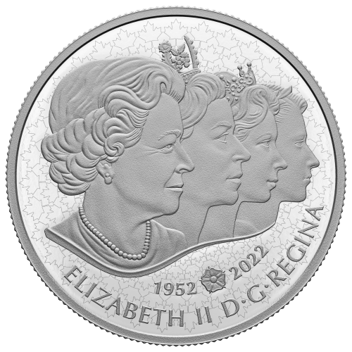 Pièce 5 onces d'argent épreuve numismatique Reine Élisabeth II : Couronnement 2022 | Monnaie royale canadienne