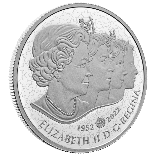 Pièce 5 onces d'argent épreuve numismatique Reine Élisabeth II : Couronnement 2022 | Monnaie royale canadienne
