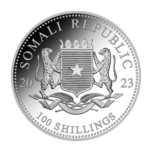 1 oz 2023 Somalia Elephant Silver Coin | Bavarian State Mint