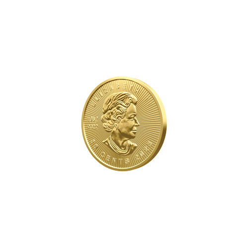 Plaquette de pièces en or 25 grammes (25 x 1 g) MapleGram 2023 | Monnaie royale canadienne