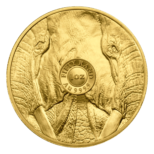 1 oz 2023 Big 5 Series: Elephant Gold Coin | South African Mint