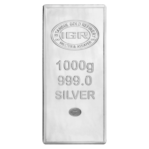 Lingot 1 kilo d'argent | Istanbul Gold Refinery