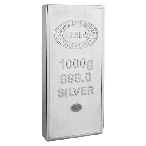 Lingot 1 kilo d'argent | Istanbul Gold Refinery