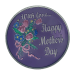 1 oz Happy Mothers Day with Love Pink Silver Round | Silvertowne Mint