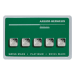 5 x 1 gram Platinum Bar | Argor Heraeus