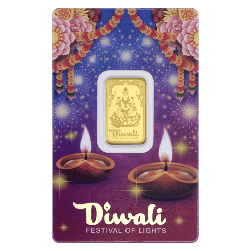 5 gram 2023 Diwali Festival of Lights Gold Bar | PAMP Suisse