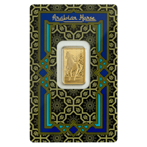 5 gram Arabian Horse Gold Bar | PAMP Suisse
