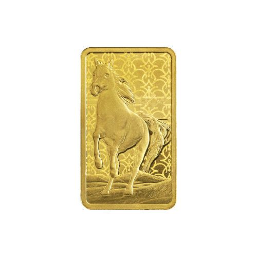 5 gram Arabian Horse Gold Bar | PAMP Suisse