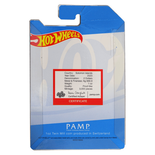 1 oz 2023 Hot Wheels Twin Mill Silver Bar | PAMP Suisse
