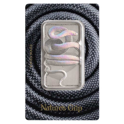 1 oz 2023 Nature's Grip Sunbeam Snake Silver Bar | PAMP Suisse