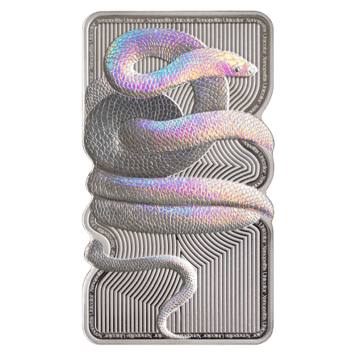 1 oz 2023 Nature’s Grip Sunbeam Snake Silver Bar | PAMP Suisse