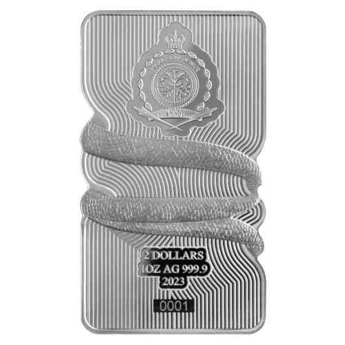 1 oz 2023 Nature’s Grip Sunbeam Snake Silver Bar | PAMP Suisse