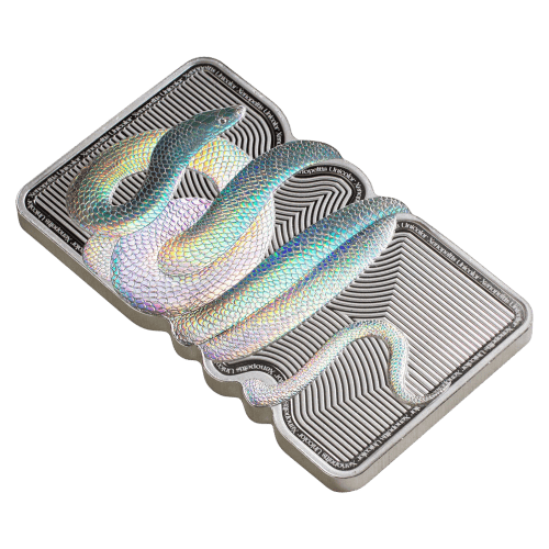 1 oz 2023 Nature's Grip Sunbeam Snake Silver Bar | PAMP Suisse