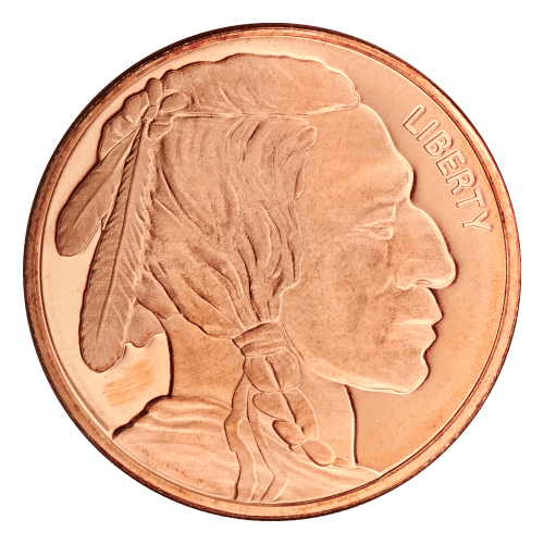 1 oz Indian Head Copper Round | Osborne Mint | Silver Gold Bull Canada