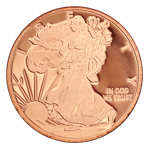 1 oz Walking Liberty Copper Round | Osborne Mint | Silver Gold Bull US