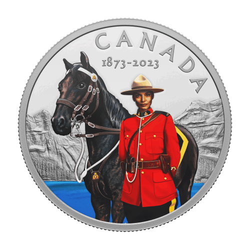 Pièce 1 once d'argent 150e anniversaire de la GRC 2023 | Monnaie royale canadienne