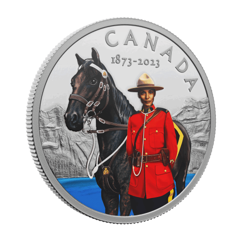 Pièce 1 once d'argent 150e anniversaire de la GRC 2023 | Monnaie royale canadienne