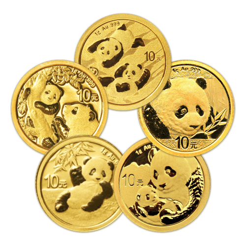 1 gram Random Year Chinese Panda Gold Coin | Chinese Mint