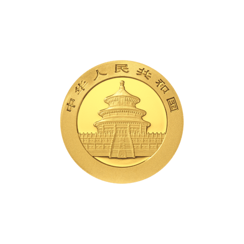 Pièce 3 grammes en or Panda Chine Année aléatoire | Monnaie chinoise